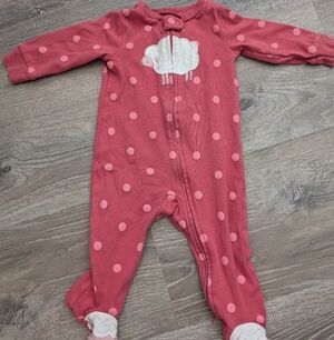 Pink Polka Dot Kids One Piece